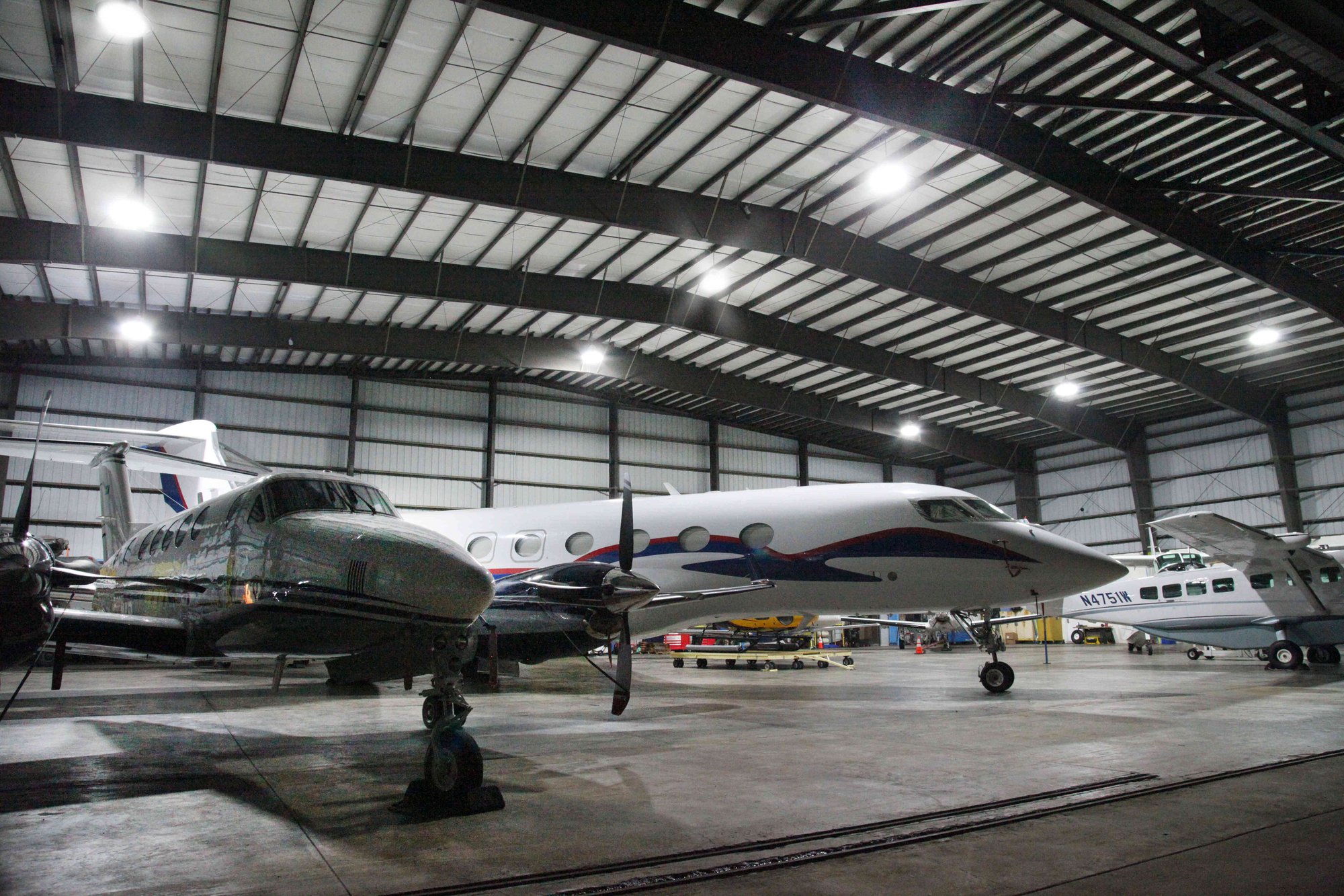 hangar lighting 